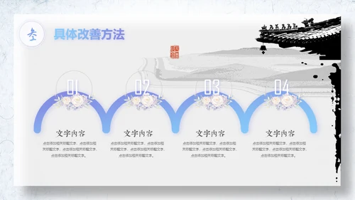 水墨中国风梦想起航大帆船航海家通用PPT模板