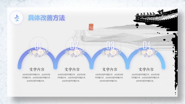 水墨中国风梦想起航大帆船航海家通用PPT模板