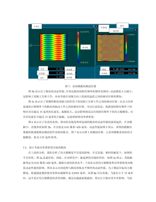 外文翻译-一种基于表面生成仿真的新型机床设计方法及其在飞切机床上的实现.docx