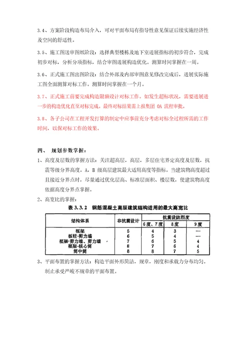 房地产公司正荣地控结构设计优化指引模版