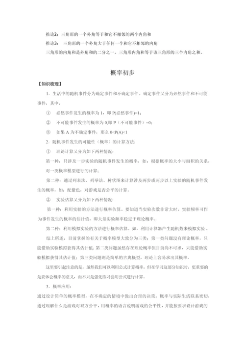 鲁教版初二数学下知识点.docx