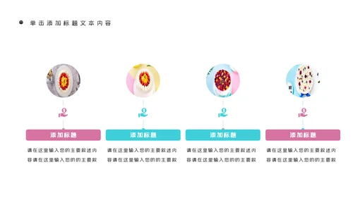 美食蛋糕甜点下午茶点心糕点早餐PPT模板