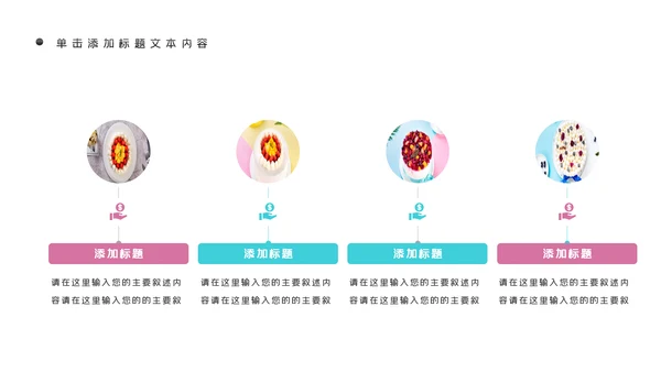 美食蛋糕甜点下午茶点心糕点早餐PPT模板