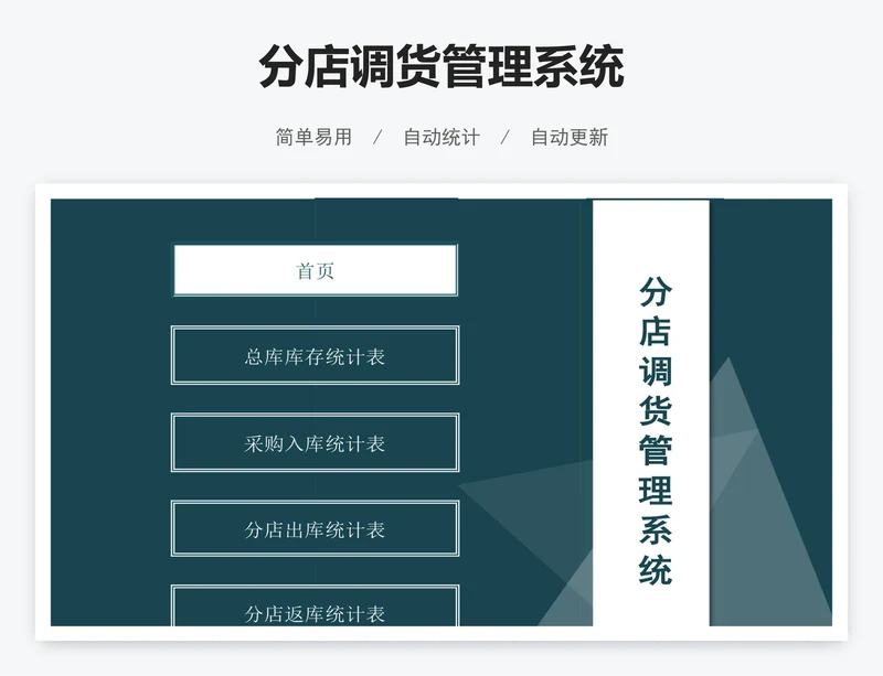分店调货管理系统