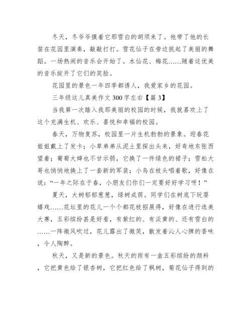 三年级这儿真美作文300字左右.docx