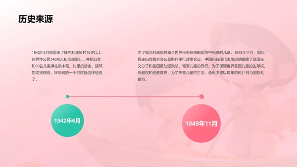 粉色创意酷炫六一儿童节科普PPT模板