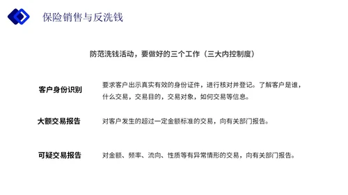 蓝色简约实拍保险合规销售与经营企业培训主题PPT模板