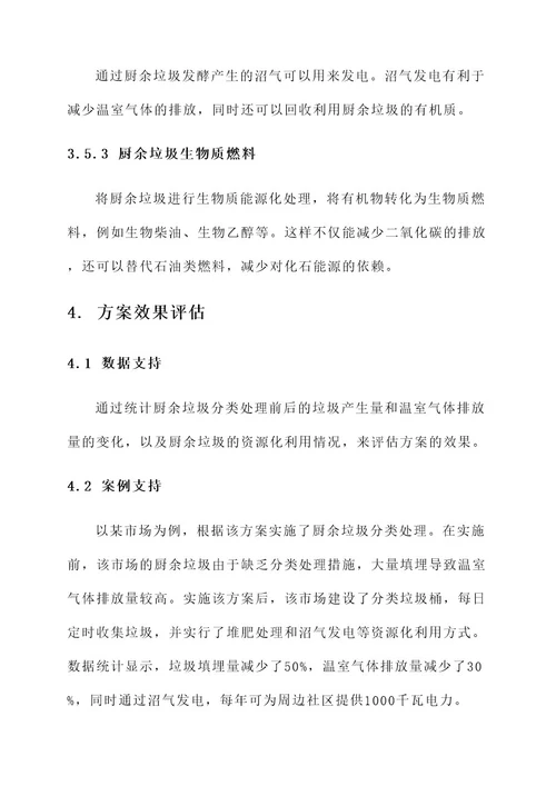 厨余垃圾分类处理方案