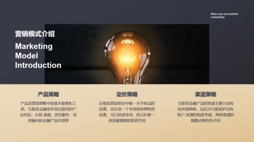 黑色商务范商业计划书通用PPT模板