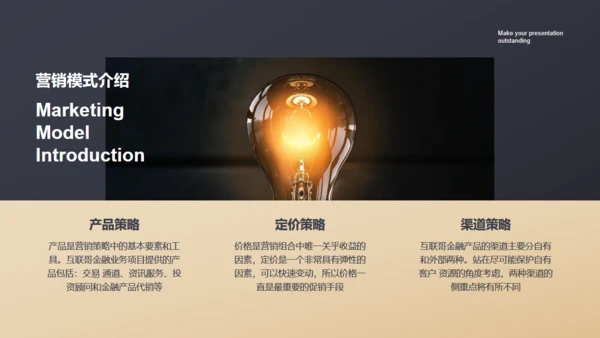 黑色商务范商业计划书通用PPT模板
