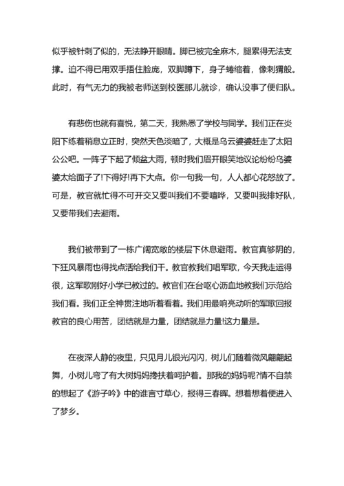 军训心得体会：细品军训之苦.docx