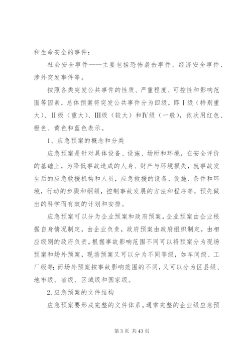 应急管理、应急预案编制以及应急处置的内容和要求_1.docx