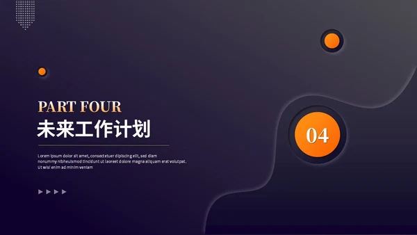 深色系新拟态风工作总结工作汇报述职报告ppt模板
