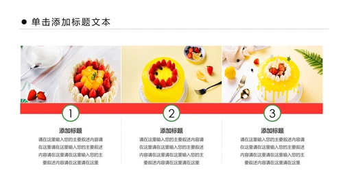 甜品蛋糕美食甜点下午茶动态PPT模板