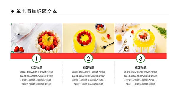 甜品蛋糕美食甜点下午茶动态PPT模板