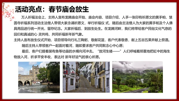 春节龙腾庙会活动执行策划方案PPT模板