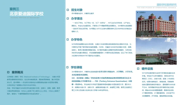 国际学校案例研究报告通用PPT模板