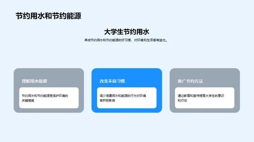 绿色生活：大学生行动