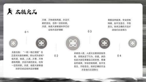 深色简约太极PPT模板宣传PPT动态PPT中国传统文化