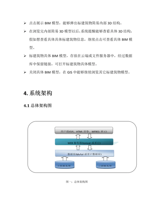 面向WEB的BIMGIS解决专项方案.docx