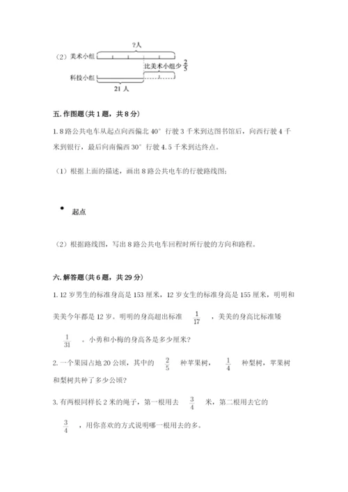 人教版六年级上册数学期中测试卷往年题考.docx
