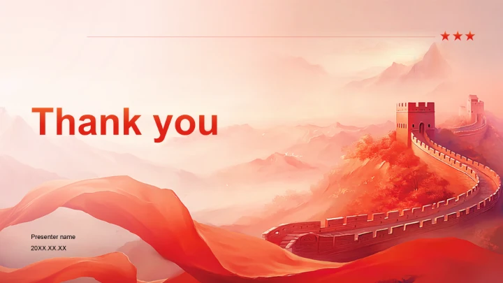 红色党政风青年干部成长分享汇报PPT主题