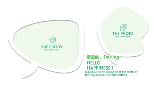绿色时尚瑜伽运动动态PPT