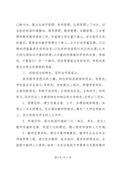 初中校长竞聘演讲稿精选.docx