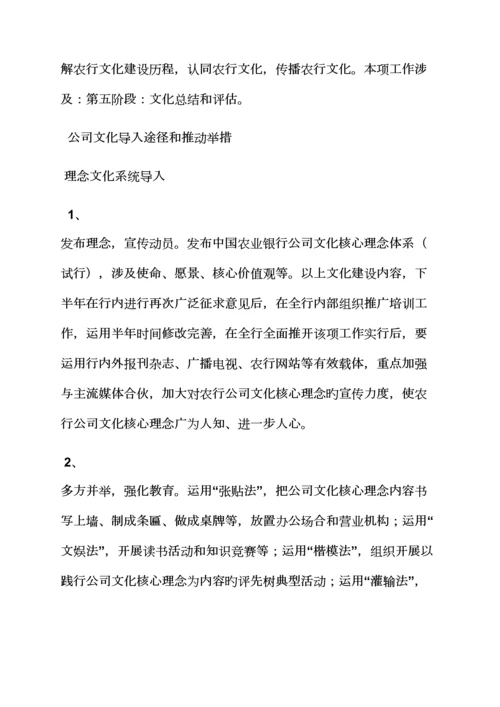 活动专题方案之银行企业文化专题方案.docx