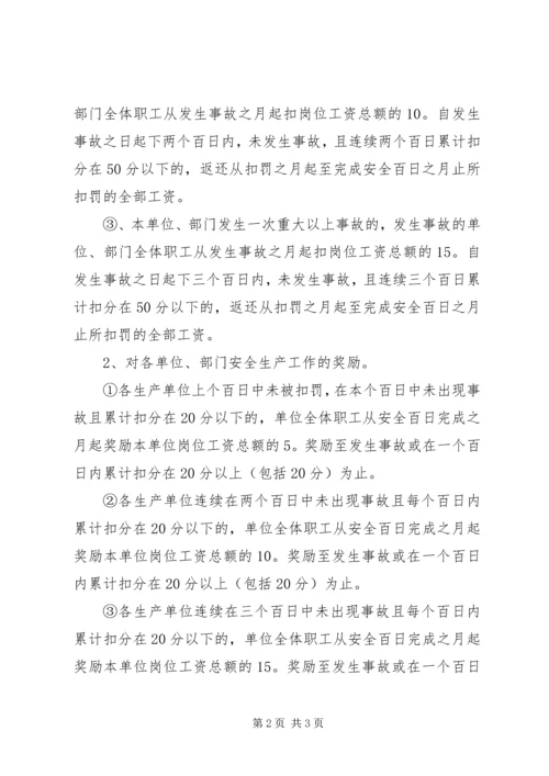 公司百日安全生产考核实施细则 (5).docx