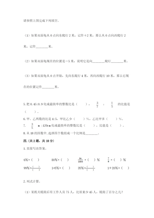 人教版六年级数学下学期期末测试题精品（名师推荐）.docx