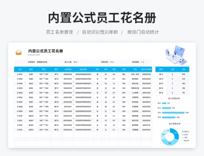 内置公式员工花名册