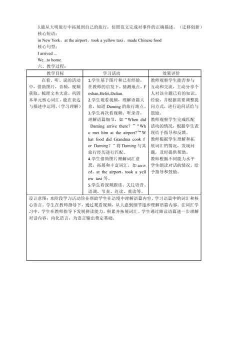 Module 10 Unit 2 I'm in New York now 教案（含反思）