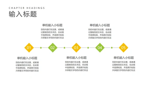 卡通风绿色小男孩教师教学PPT模板