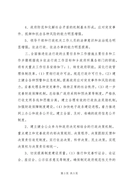 最新依法行政工作计划.docx