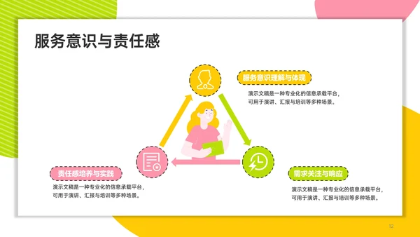 多巴胺配色自我介绍班委竞选PPT模版