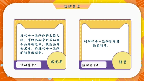 电商购物节双十一活动促销策划PPT方案