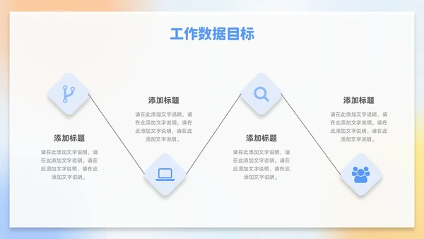 蓝色弥散渐变试用期转正答辩述职报告新员工转正述职PPT