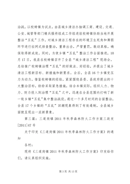 古陂镇三送活动重拳出击森林防火工作.docx