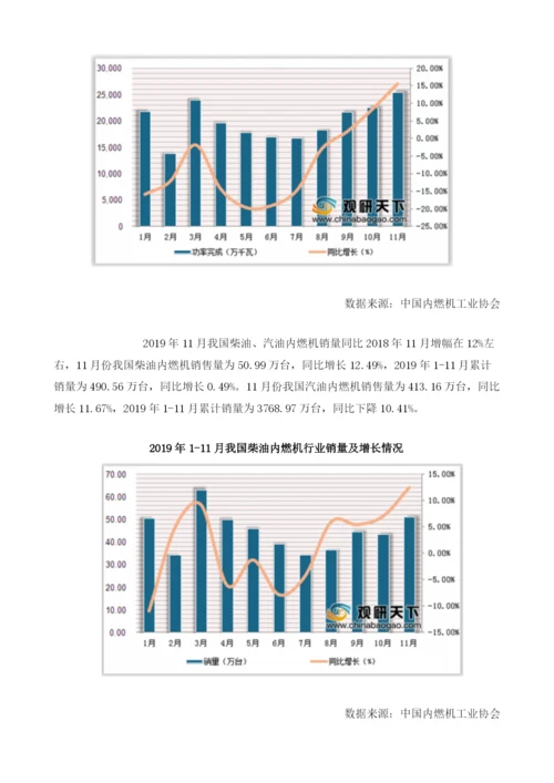 我国内燃机销量降幅持续收窄汽车市场回暖带动行业发展.docx