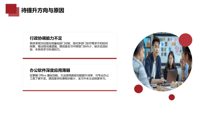 红色汉语言文学专业大学生职业生涯规划发展展示PPT模版