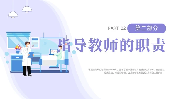 插画风住院医师规范化培训基本带教规范师资培训PPT课件医疗