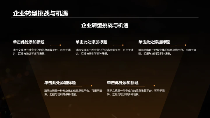 AI驱动的数字化转型路径PPT模板