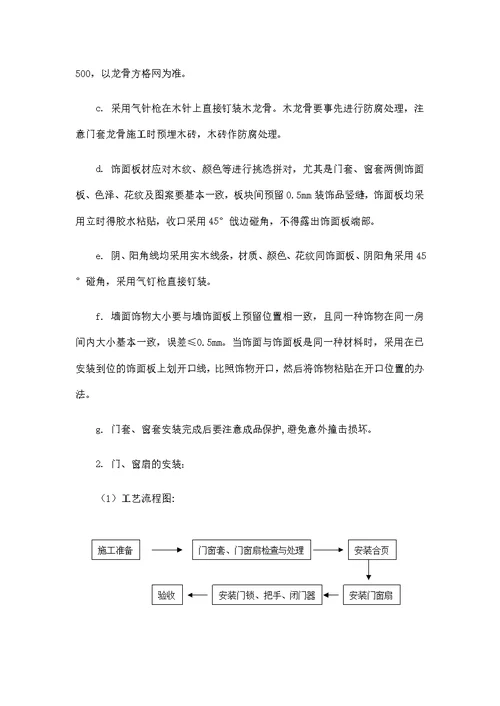 营业厅装修施工组织设计方案