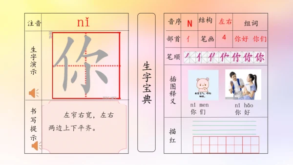 【拼音生字宝典】统编版语文一上第六单元生字课件(共22张PPT)