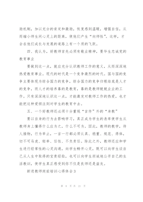 新进教师岗前培训心得体会.docx
