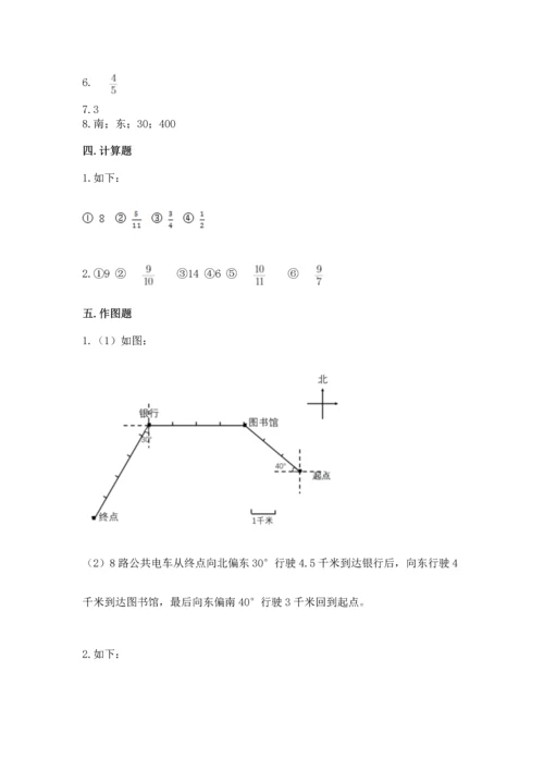 人教版六年级上册数学期末测试卷（b卷）word版.docx