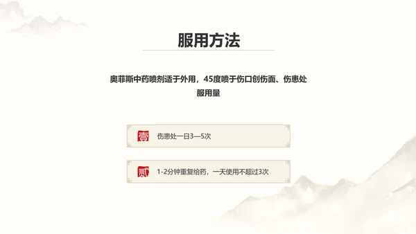 中国风中医药医疗保健产品介绍