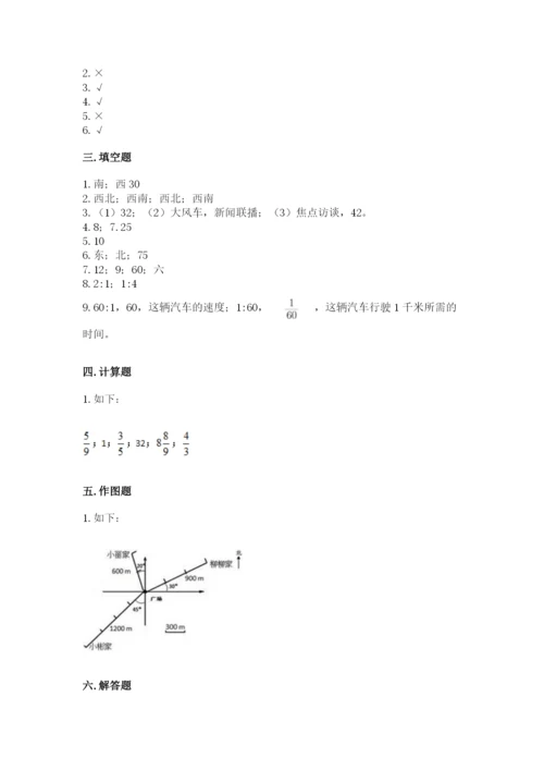 小学数学六年级上册期末考试试卷（名师推荐）word版.docx