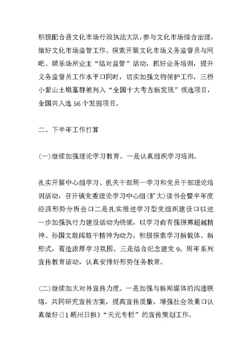乡镇宣传思想工作总结